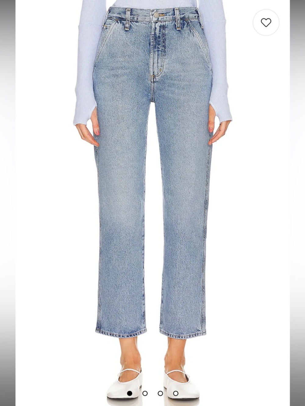 Agolde Cooper Trouser Jeans in Command Size 25